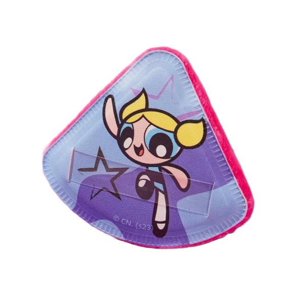 Powerpuff Girls Makeup Powder Puffs 3pc Set Soft Teardrop Cartoon Network NEW - Picture 5 of 8